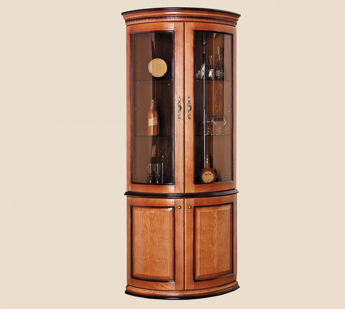 Вітрина "Елма" кутова радіусна