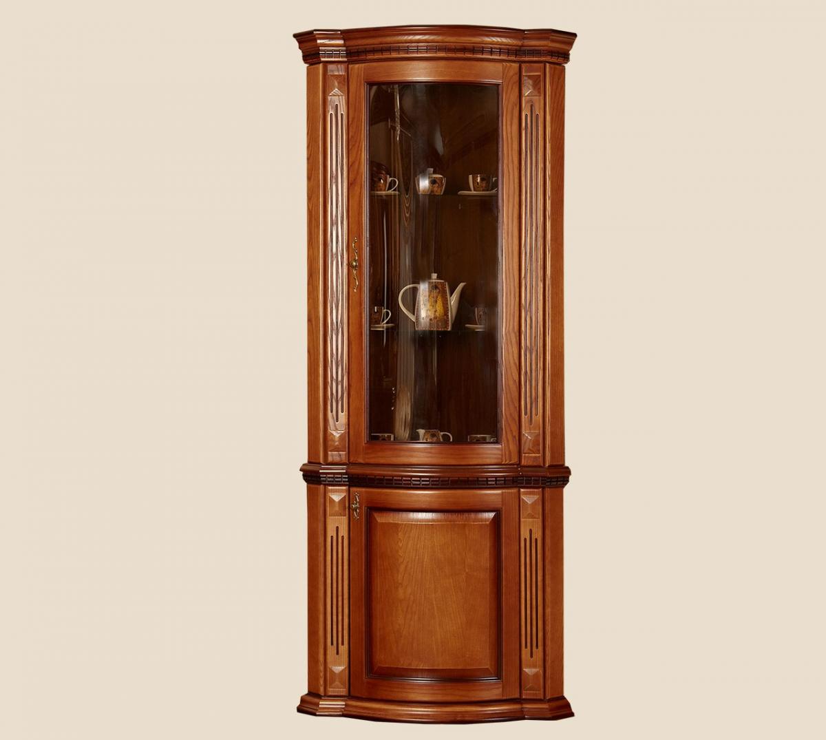 Вітрина "Платина" кутова радіусна